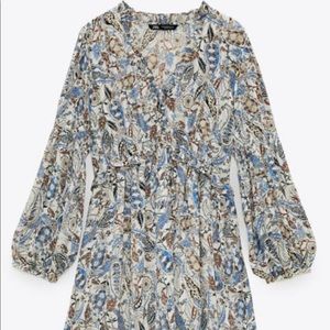 ZARA Paisley Print Dress - Small